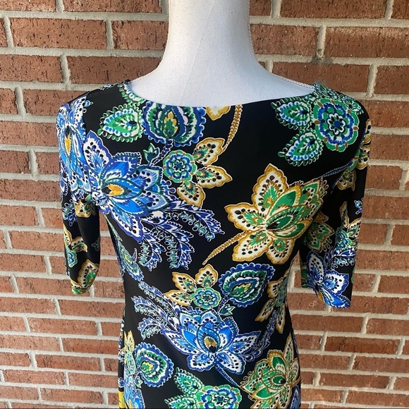 ELIZA J Floral Jersey‎ Shift Dress - Picture 6 of 10